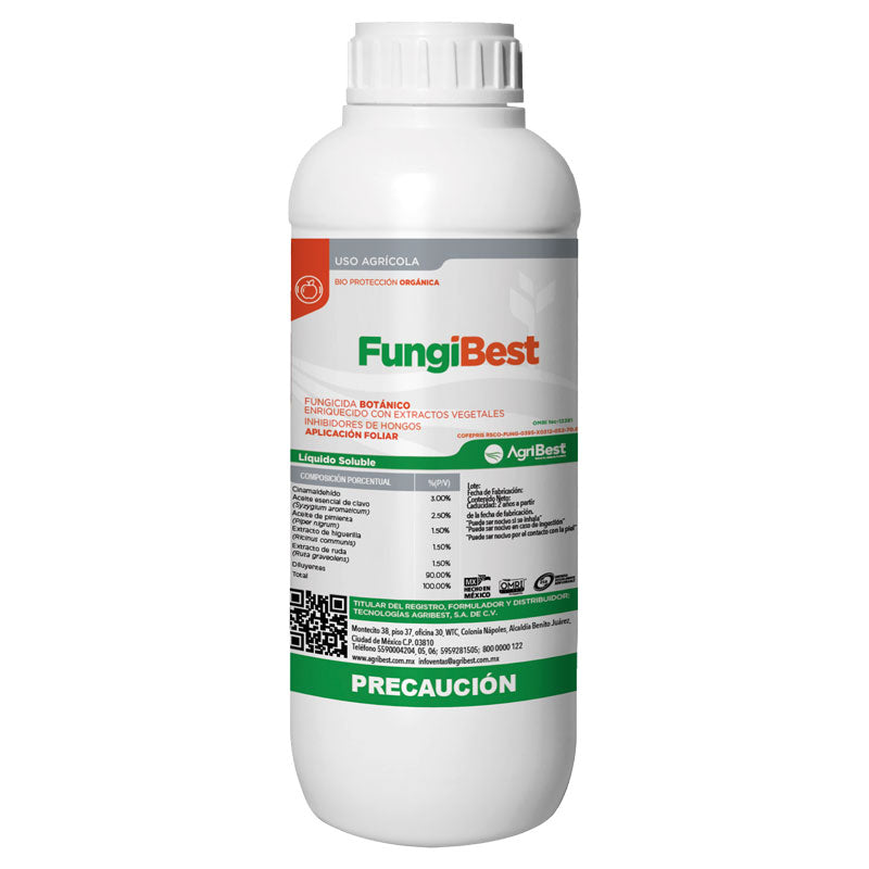 Fungicida botánico de aplicación foliar, FungiBest